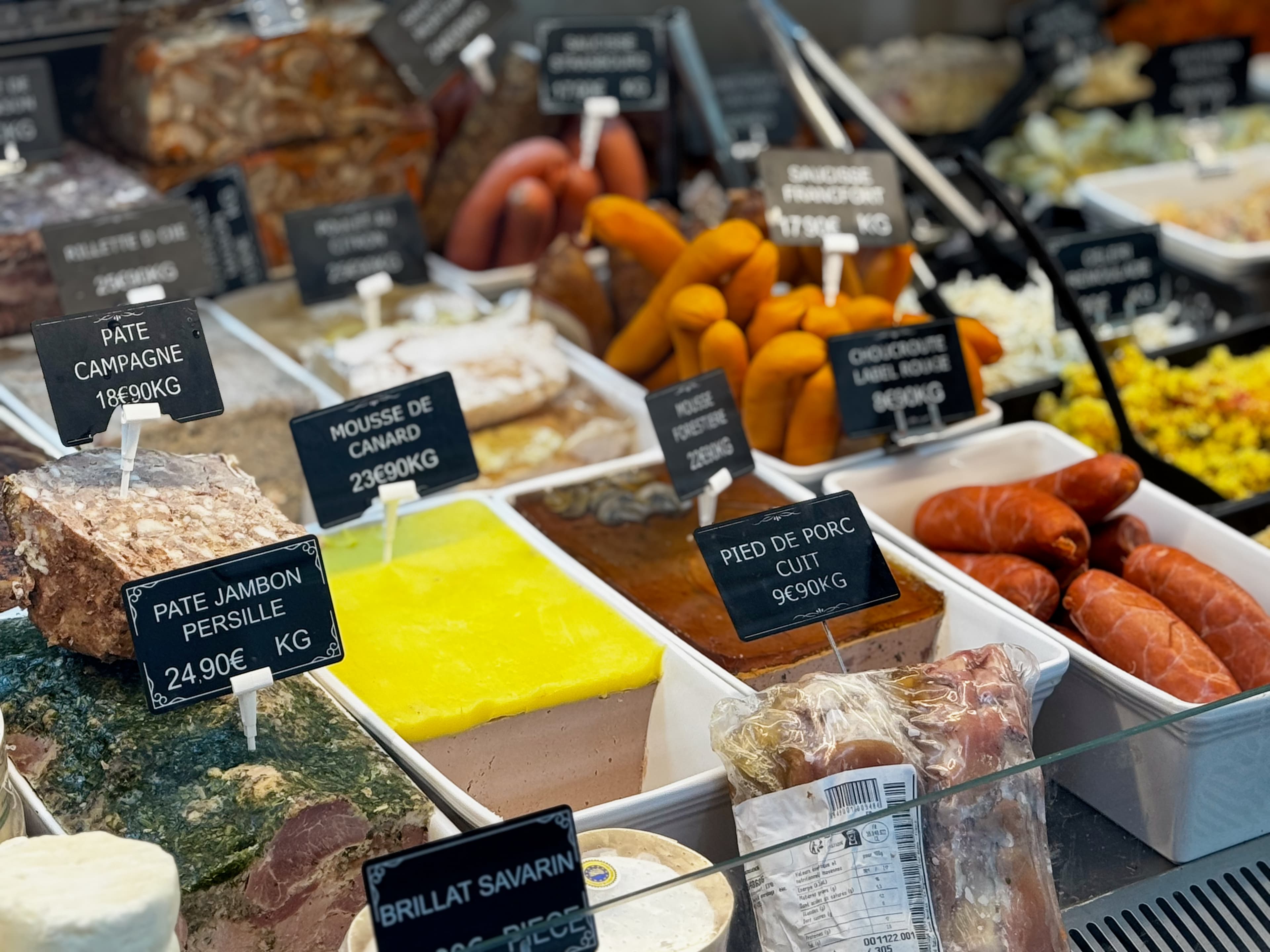 Devanture de la boucherie